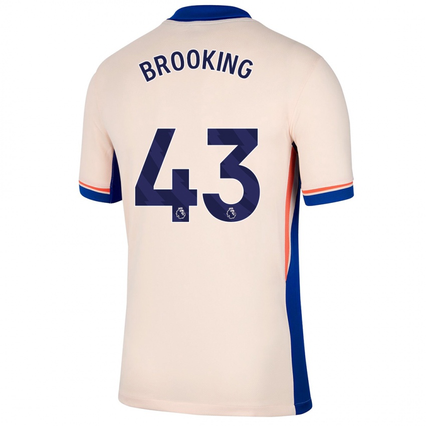 Niño Camiseta Josh Brooking #43 Beige Claro 2ª Equipación 2024/25 La Camisa México