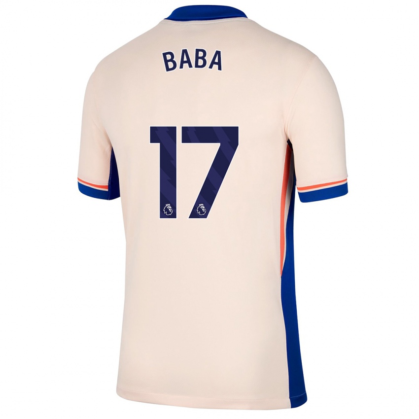 Niño Camiseta Abdul-Rahman Baba #17 Beige Claro 2ª Equipación 2024/25 La Camisa México