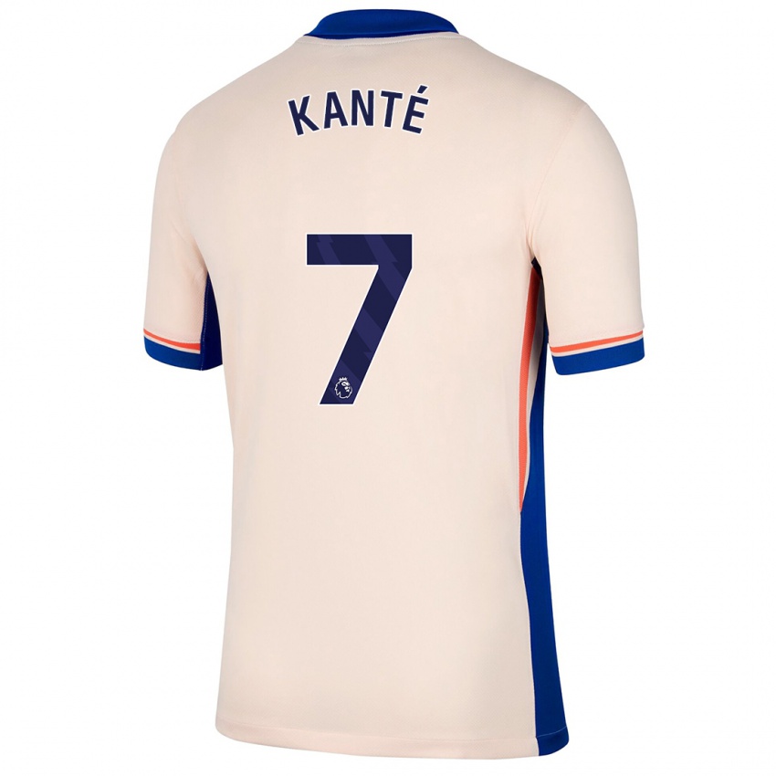 Niño Camiseta N'golo Kante #7 Beige Claro 2ª Equipación 2024/25 La Camisa México