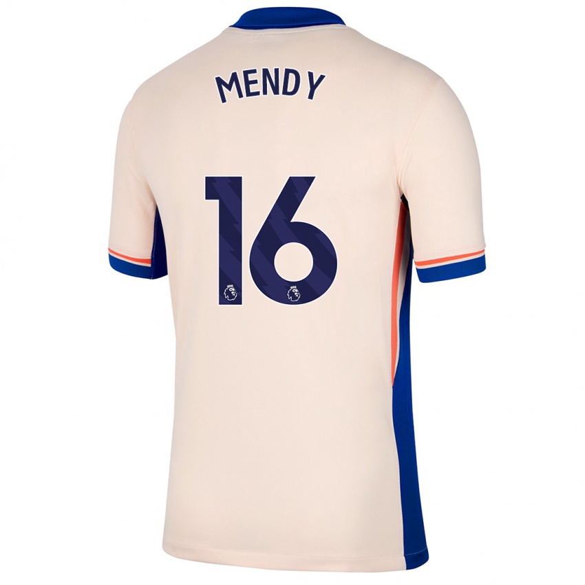 Niño Camiseta Edouard Mendy #16 Beige Claro 2ª Equipación 2024/25 La Camisa México