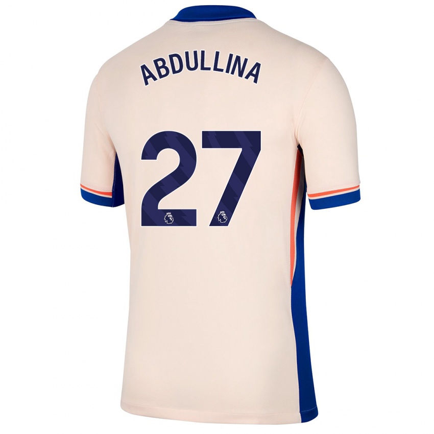 Niño Camiseta Alsu Abdullina #27 Beige Claro 2ª Equipación 2024/25 La Camisa México