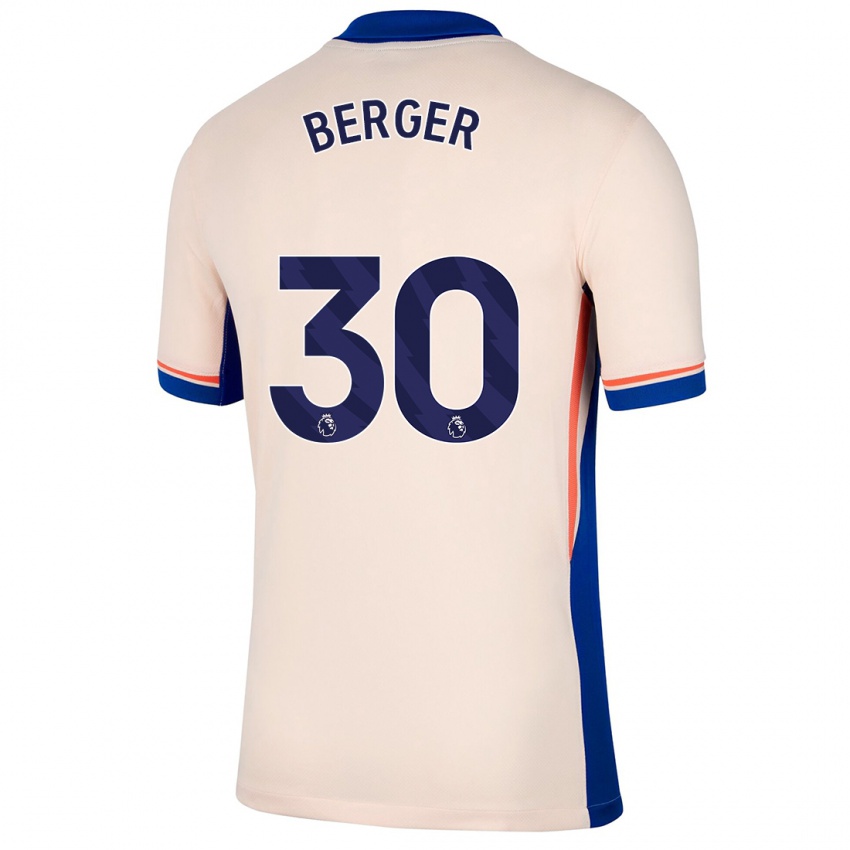 Niño Camiseta Ann-Katrin Berger #30 Beige Claro 2ª Equipación 2024/25 La Camisa México