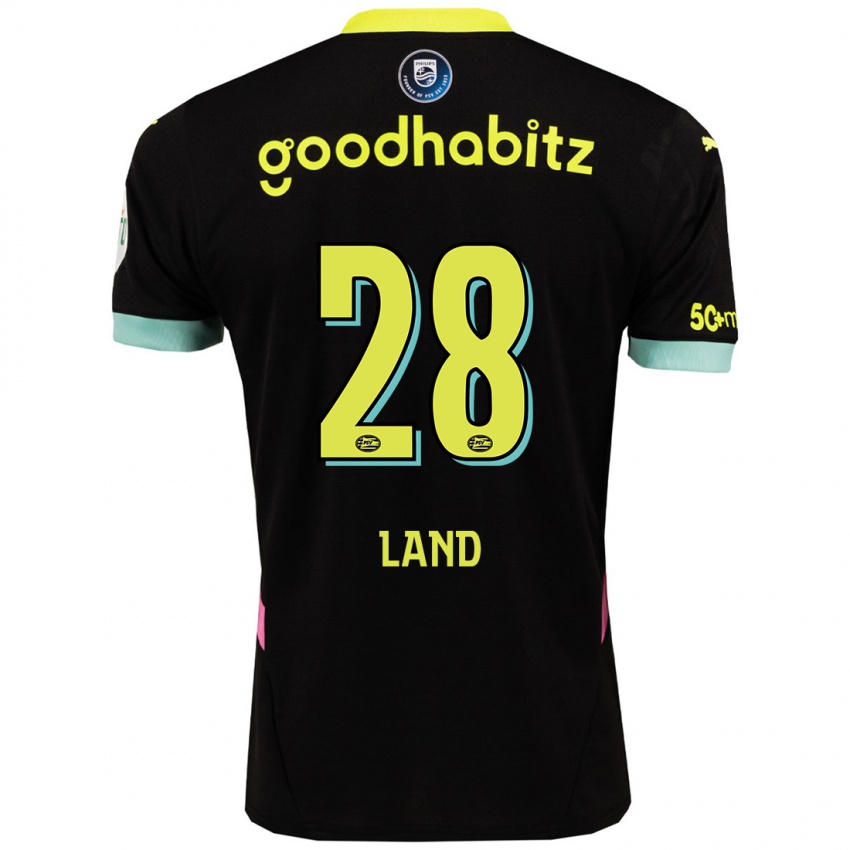 Niño Camiseta Tygo Land #28 Negro Amarillo 2ª Equipación 2024/25 La Camisa México