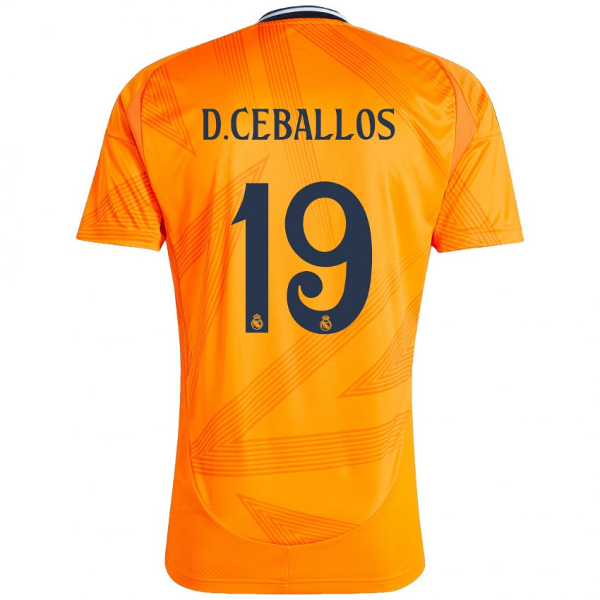 Niño Camiseta Dani Ceballos #19 Naranja 2ª Equipación 2024/25 La Camisa México