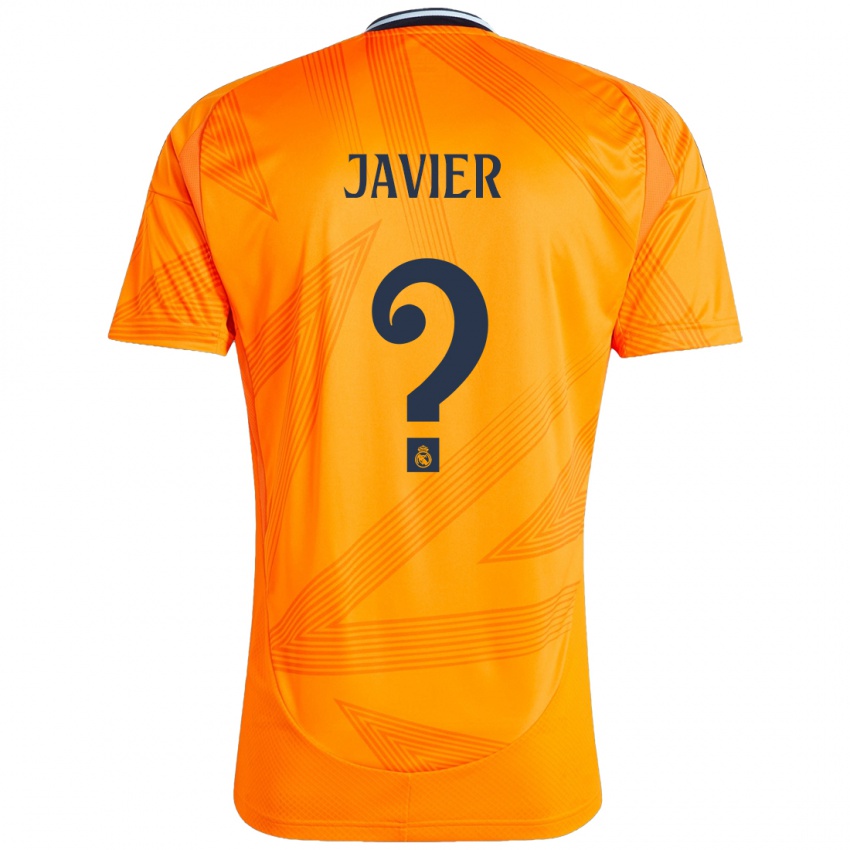 Niño Camiseta Javier Navarro #0 Naranja 2ª Equipación 2024/25 La Camisa México