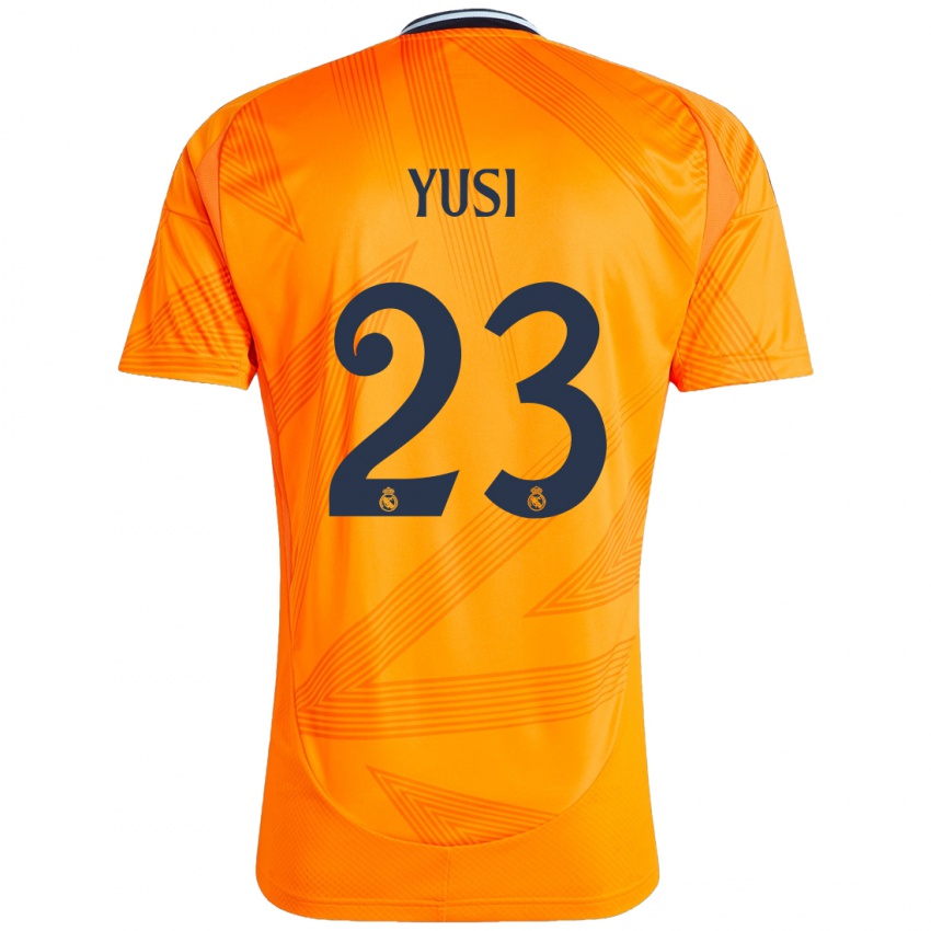 Niño Camiseta Yusi #23 Naranja 2ª Equipación 2024/25 La Camisa México