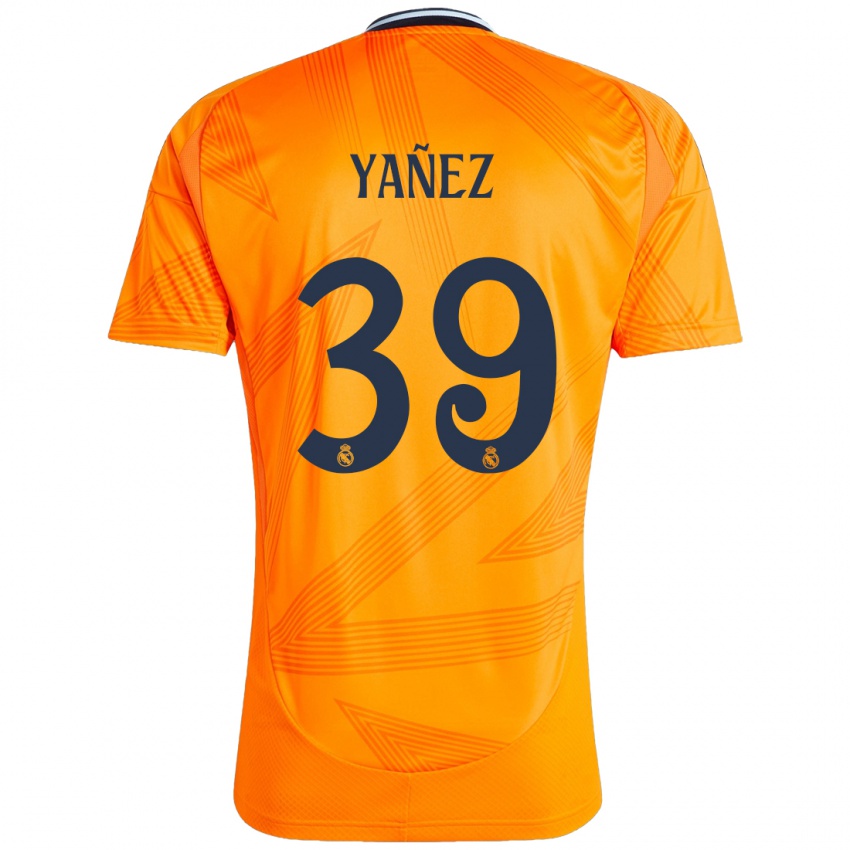 Niño Camiseta Daniel Yañez #39 Naranja 2ª Equipación 2024/25 La Camisa México