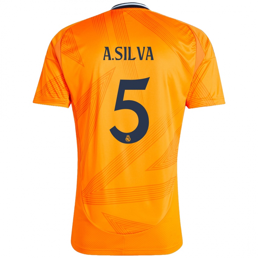 Niño Camiseta Antonia Silva #5 Naranja 2ª Equipación 2024/25 La Camisa México