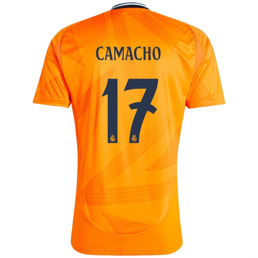 Niño Camiseta Carla Camacho #17 Naranja 2ª Equipación 2024/25 La Camisa México