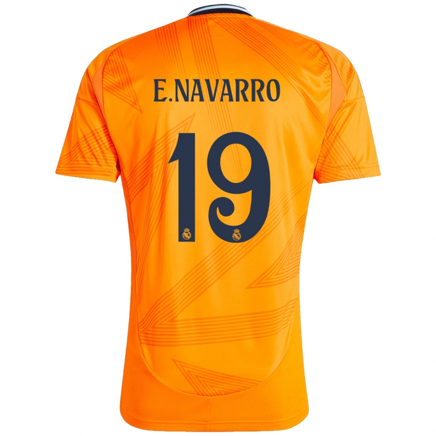 Niño Camiseta Eva Navarro #19 Naranja 2ª Equipación 2024/25 La Camisa México