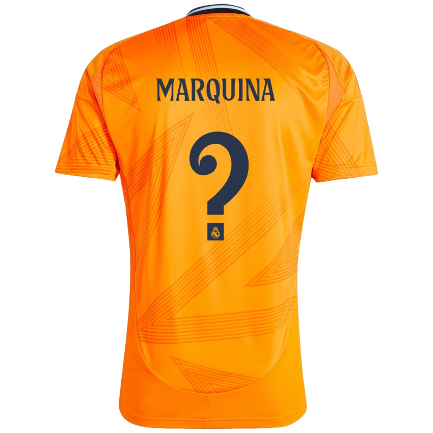 Niño Camiseta Guillermo Marquina #0 Naranja 2ª Equipación 2024/25 La Camisa México