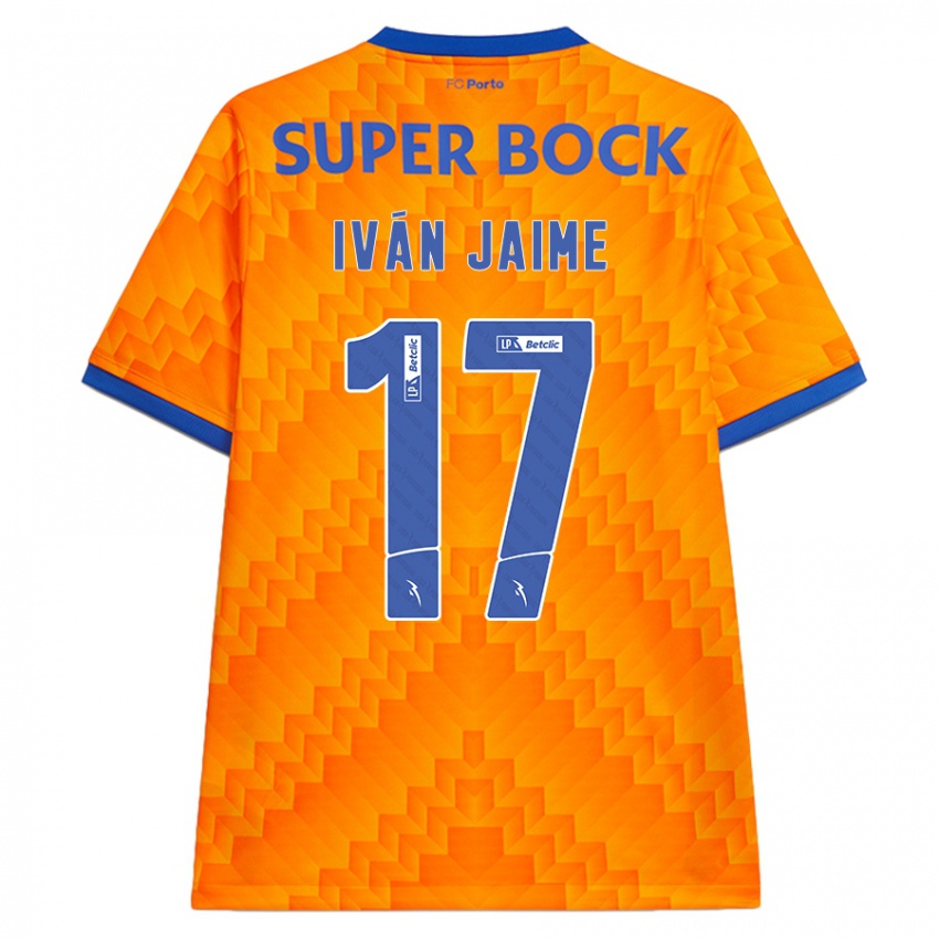 Niño Camiseta Iván Jaime #17 Naranja 2ª Equipación 2024/25 La Camisa México