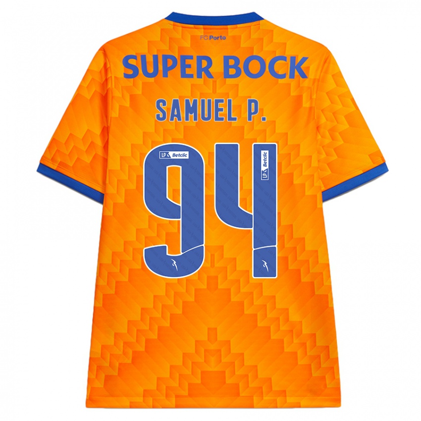 Niño Camiseta Samuel #94 Naranja 2ª Equipación 2024/25 La Camisa México