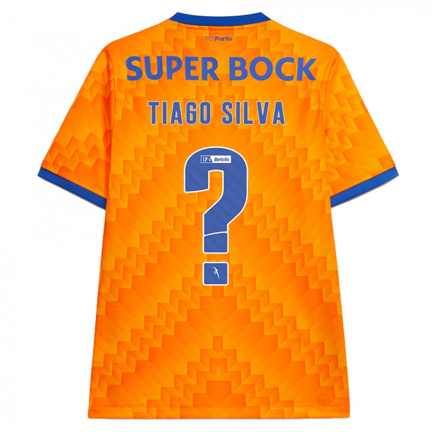 Niño Camiseta Tiago Silva #0 Naranja 2ª Equipación 2024/25 La Camisa México