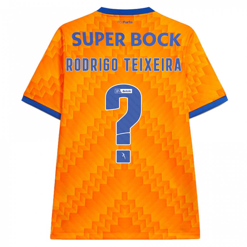 Niño Camiseta Rodrigo Teixeira #0 Naranja 2ª Equipación 2024/25 La Camisa México