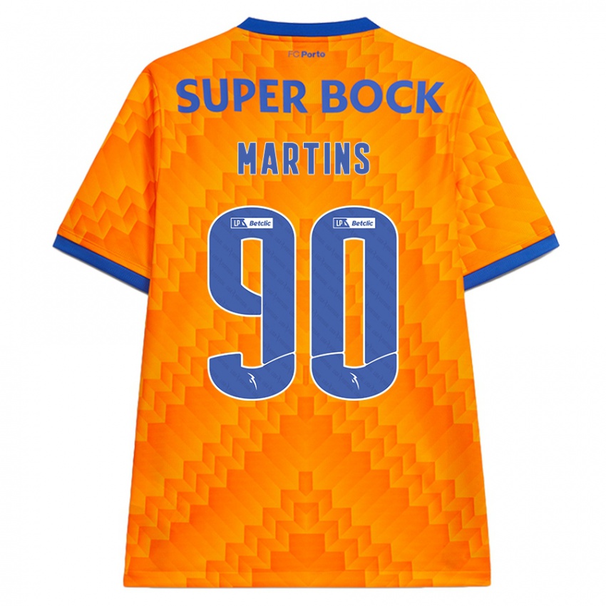 Niño Camiseta Gil Martins #90 Naranja 2ª Equipación 2024/25 La Camisa México