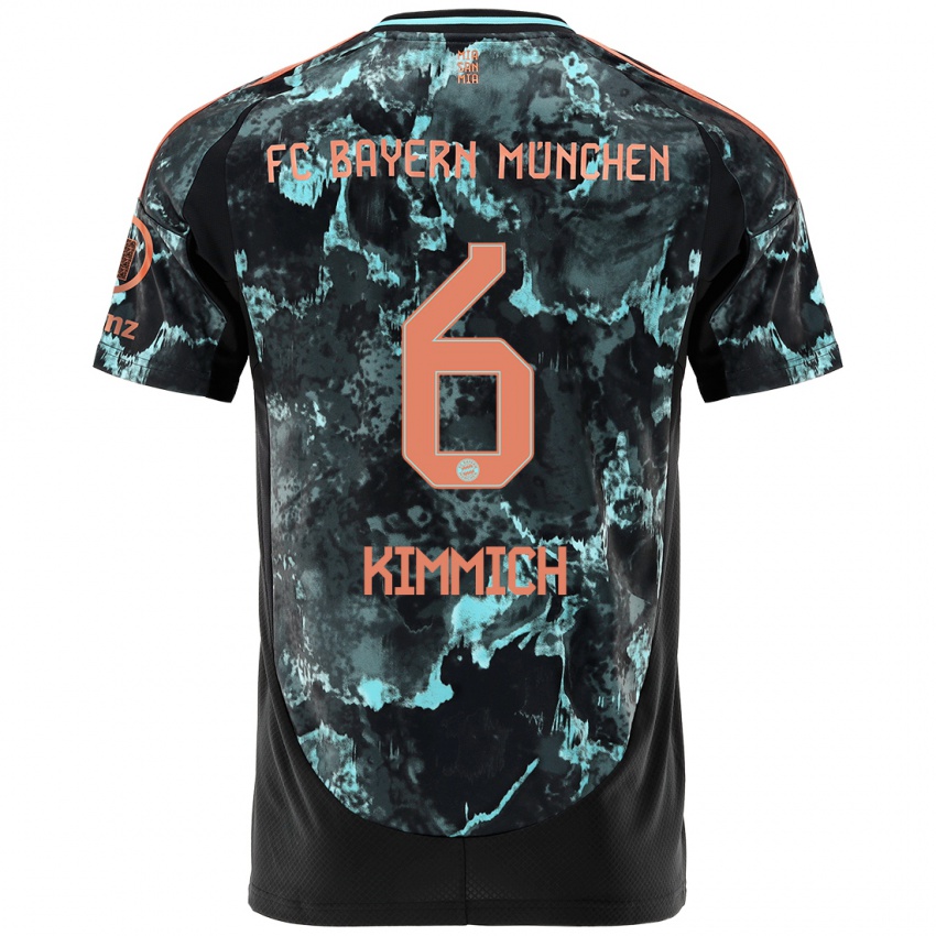 Niño Camiseta Joshua Kimmich #6 Negro 2ª Equipación 2024/25 La Camisa México