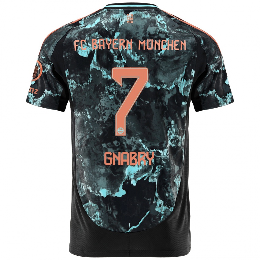 Niño Camiseta Serge Gnabry #7 Negro 2ª Equipación 2024/25 La Camisa México