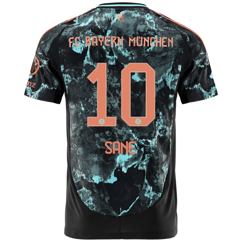 Niño Camiseta Leroy Sane #10 Negro 2ª Equipación 2024/25 La Camisa México