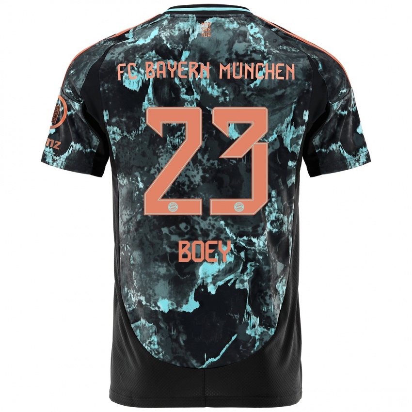 Niño Camiseta Sacha Boey #23 Negro 2ª Equipación 2024/25 La Camisa México