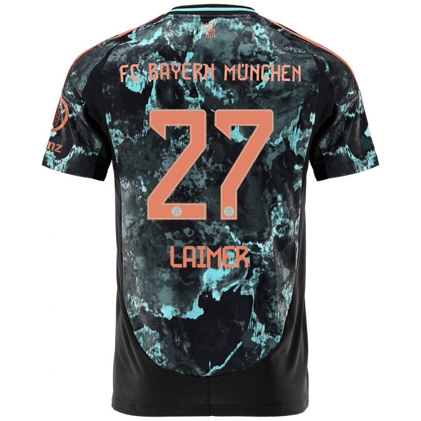 Niño Camiseta Konrad Laimer #27 Negro 2ª Equipación 2024/25 La Camisa México