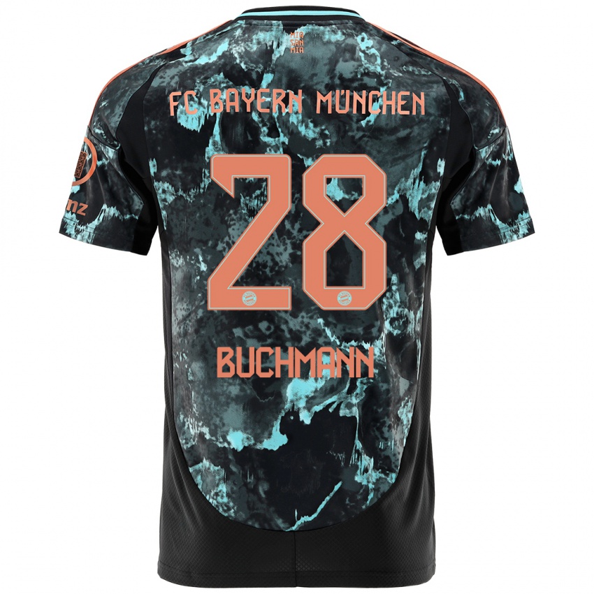 Niño Camiseta Tarek Buchmann #28 Negro 2ª Equipación 2024/25 La Camisa México