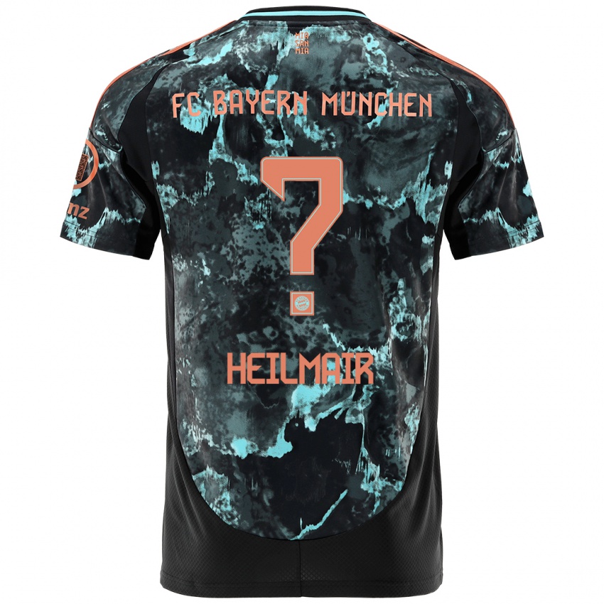 Niño Camiseta Hannes Heilmair #0 Negro 2ª Equipación 2024/25 La Camisa México