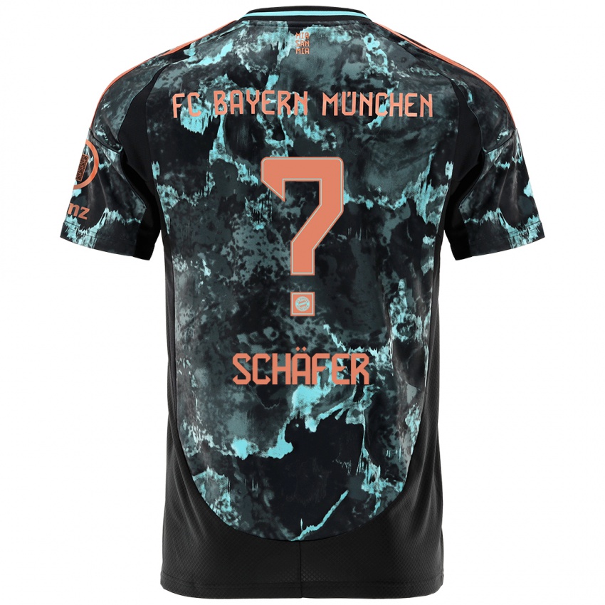 Niño Camiseta Luis Schäfer #0 Negro 2ª Equipación 2024/25 La Camisa México