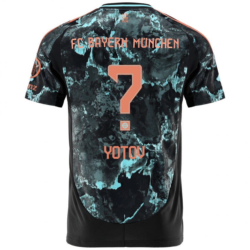 Niño Camiseta Valentin Yotov #0 Negro 2ª Equipación 2024/25 La Camisa México