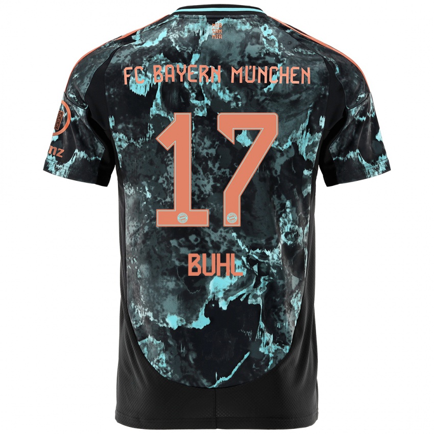 Niño Camiseta Klara Buhl #17 Negro 2ª Equipación 2024/25 La Camisa México