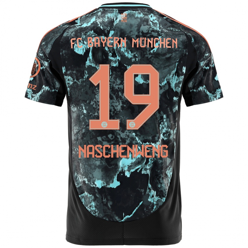 Niño Camiseta Katharina Naschenweng #19 Negro 2ª Equipación 2024/25 La Camisa México