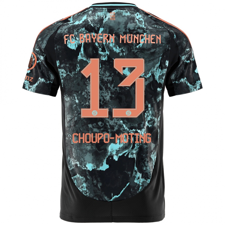 Niño Camiseta Eric Maxim Choupo-Moting #13 Negro 2ª Equipación 2024/25 La Camisa México