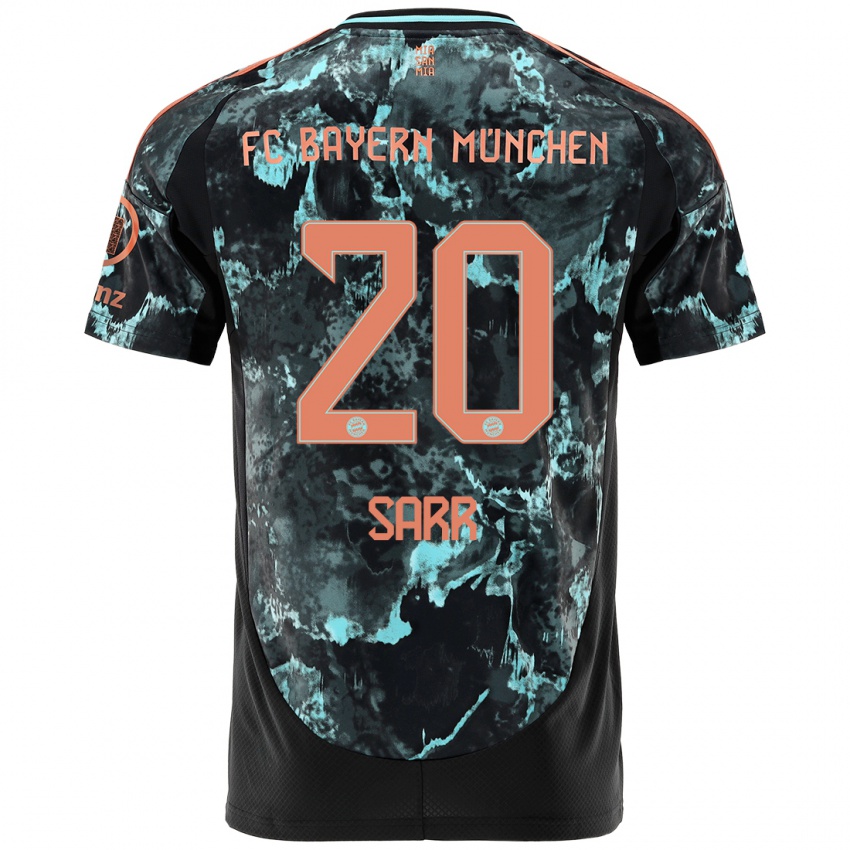 Niño Camiseta Bouna Sarr #20 Negro 2ª Equipación 2024/25 La Camisa México