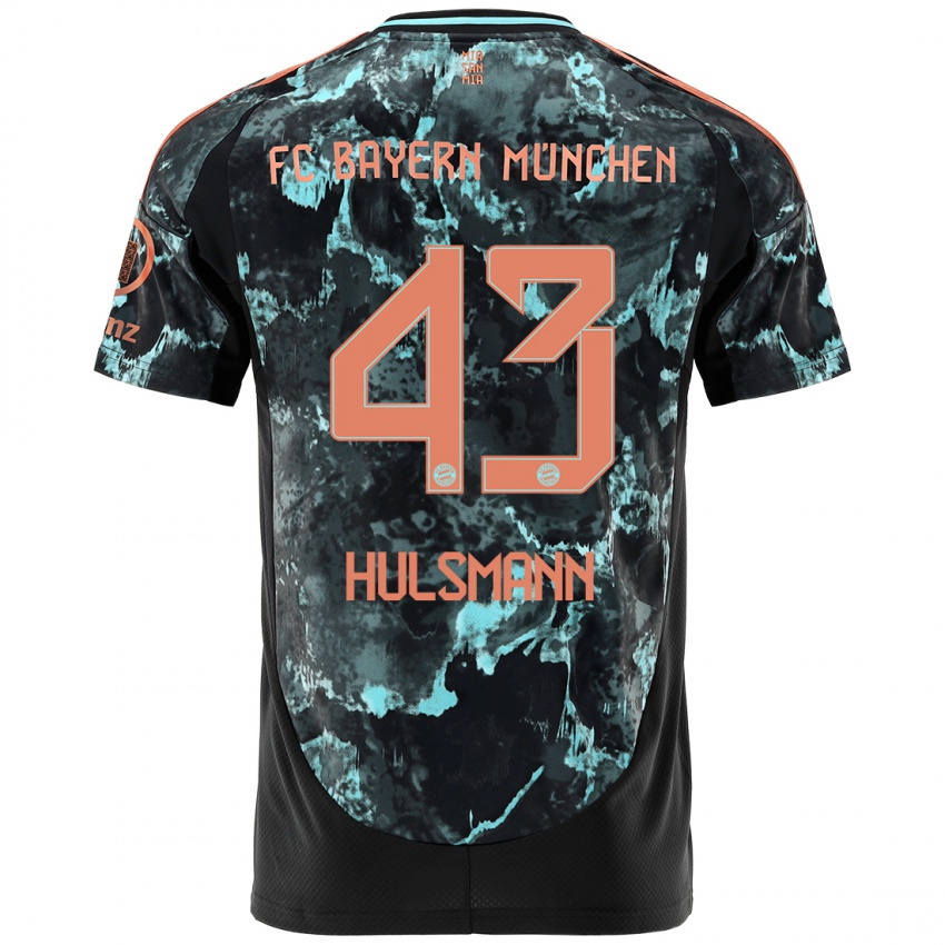 Niño Camiseta Tom Hulsmann #43 Negro 2ª Equipación 2024/25 La Camisa México