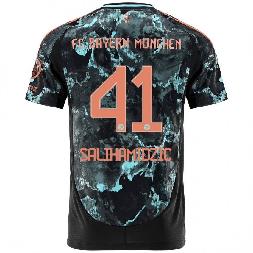 Niño Camiseta Nick Salihamidzic #41 Negro 2ª Equipación 2024/25 La Camisa México