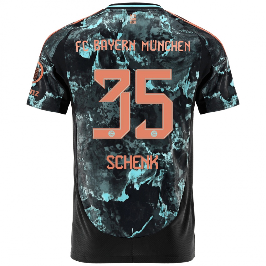 Niño Camiseta Johannes Schenk #35 Negro 2ª Equipación 2024/25 La Camisa México