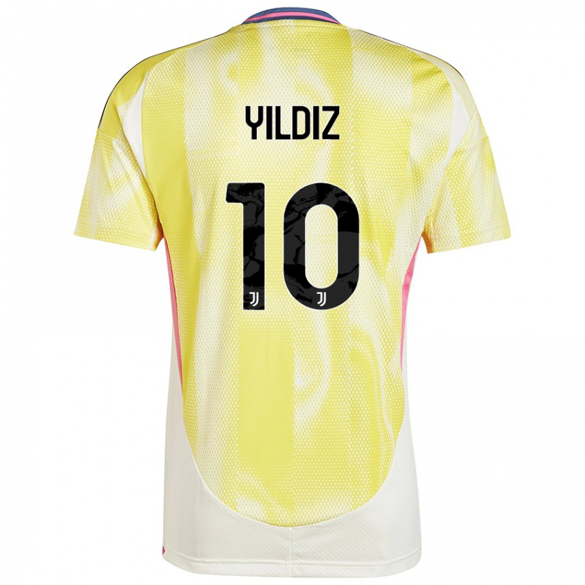 Niño Camiseta Kenan Yildiz #10 Amarillo Solar 2ª Equipación 2024/25 La Camisa México