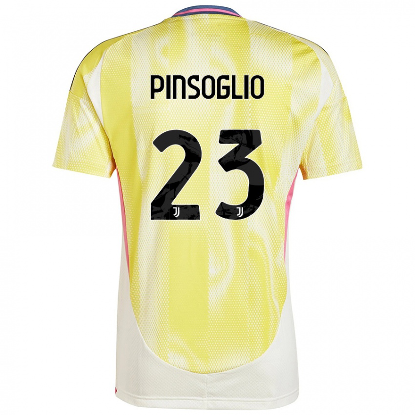 Niño Camiseta Carlo Pinsoglio #23 Amarillo Solar 2ª Equipación 2024/25 La Camisa México