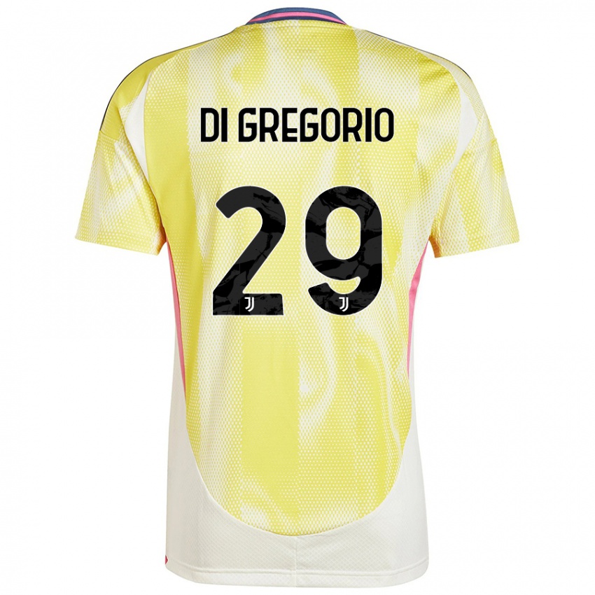 Niño Camiseta Michele Di Gregorio #29 Amarillo Solar 2ª Equipación 2024/25 La Camisa México