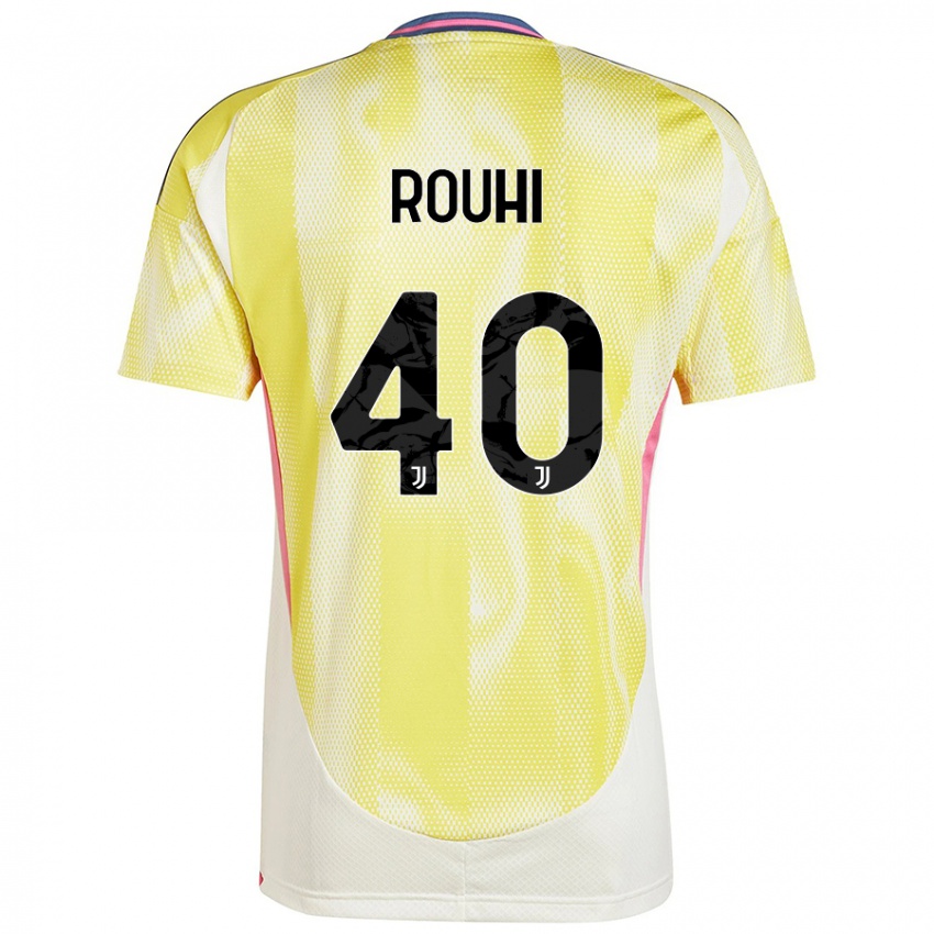 Niño Camiseta Jonas Rouhi #40 Amarillo Solar 2ª Equipación 2024/25 La Camisa México