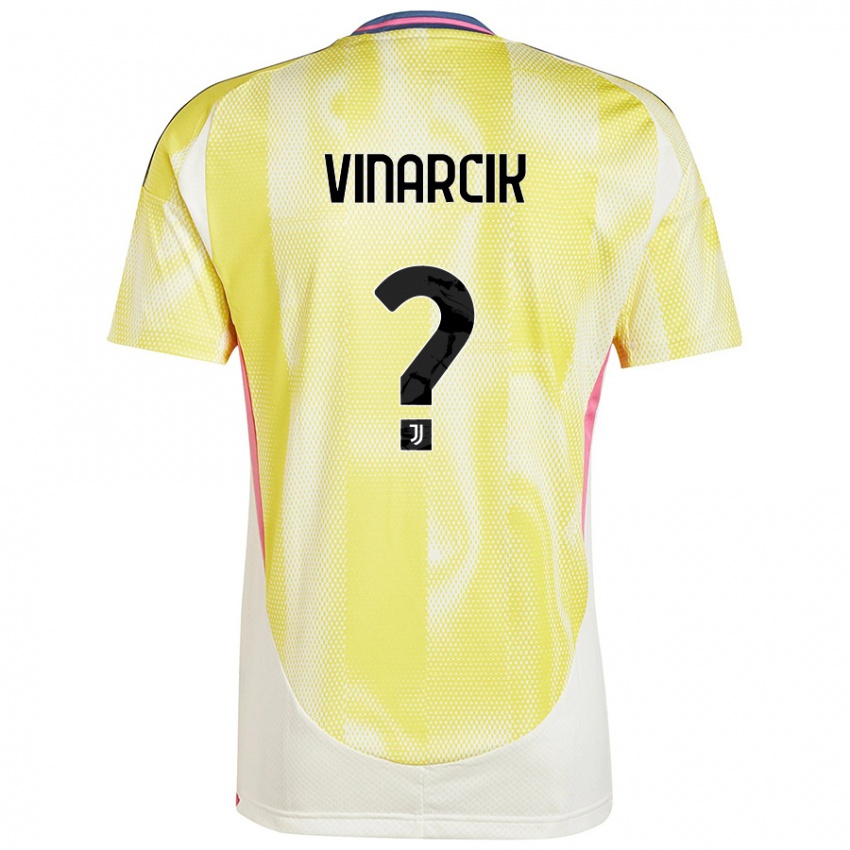 Niño Camiseta Jakub Vinarcik #0 Amarillo Solar 2ª Equipación 2024/25 La Camisa México