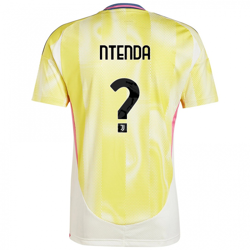 Niño Camiseta Jean-Claude Ntenda #0 Amarillo Solar 2ª Equipación 2024/25 La Camisa México