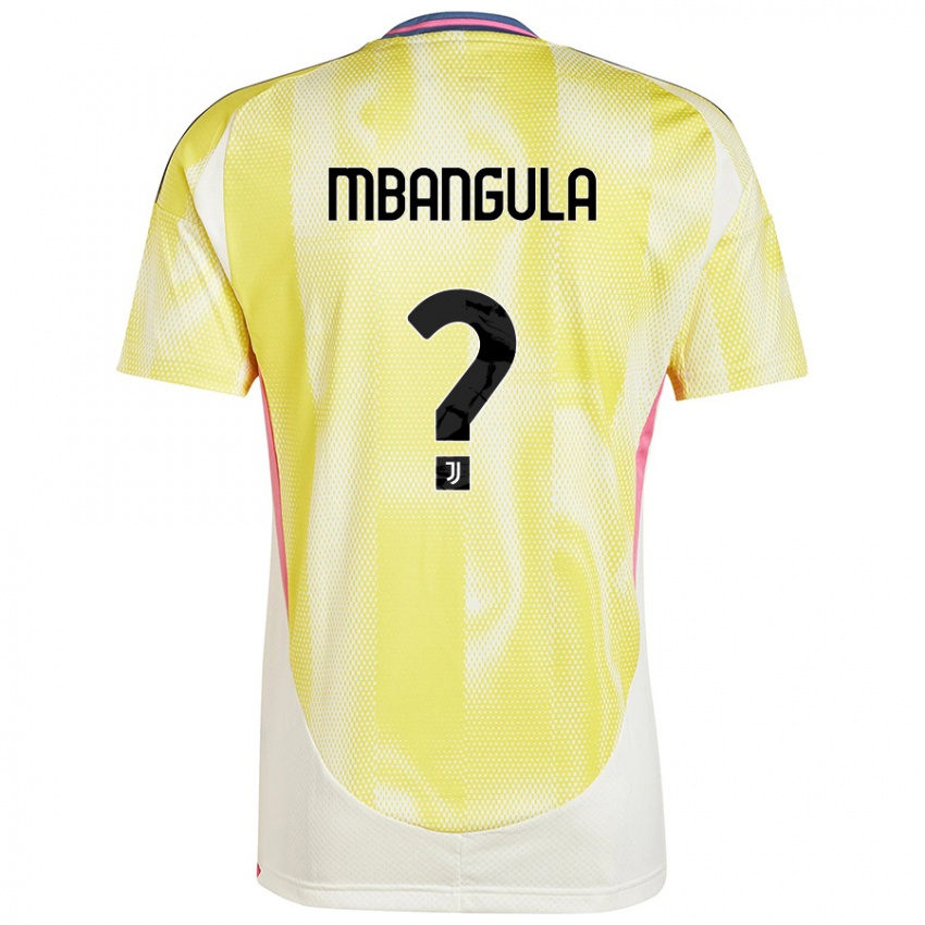 Niño Camiseta Samuel Mbangula #0 Amarillo Solar 2ª Equipación 2024/25 La Camisa México