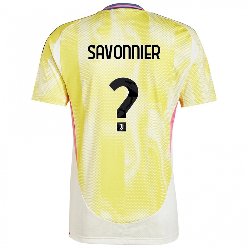 Niño Camiseta Nelson Savonnier #0 Amarillo Solar 2ª Equipación 2024/25 La Camisa México