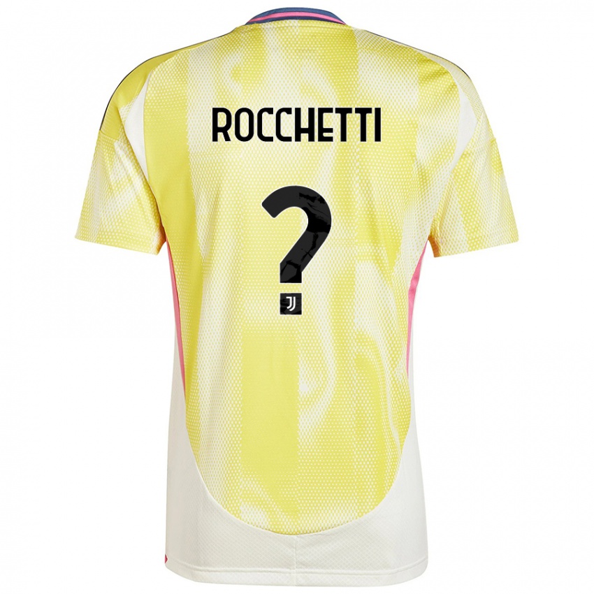 Niño Camiseta Edoardo Rocchetti #0 Amarillo Solar 2ª Equipación 2024/25 La Camisa México