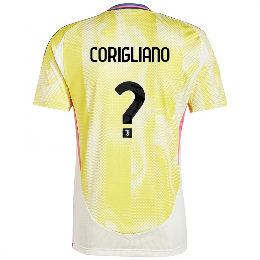 Niño Camiseta Thomas Corigliano #0 Amarillo Solar 2ª Equipación 2024/25 La Camisa México