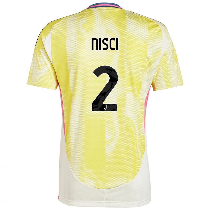 Niño Camiseta Alessandro Nisci #2 Amarillo Solar 2ª Equipación 2024/25 La Camisa México