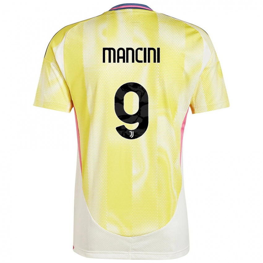 Niño Camiseta Tommaso Mancini #9 Amarillo Solar 2ª Equipación 2024/25 La Camisa México