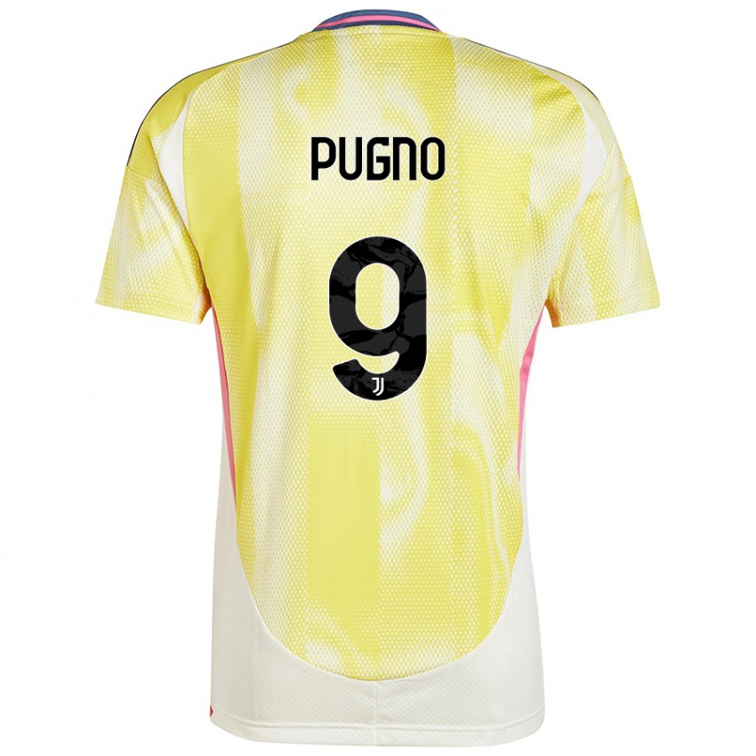 Niño Camiseta Diego Pugno #9 Amarillo Solar 2ª Equipación 2024/25 La Camisa México