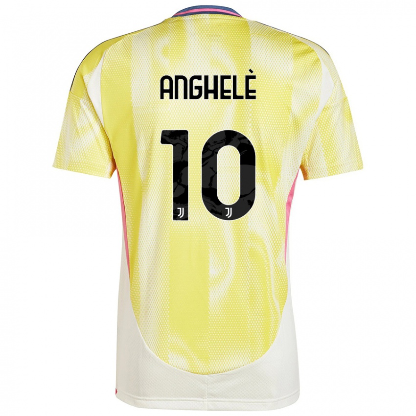 Niño Camiseta Lorenzo Anghelè #10 Amarillo Solar 2ª Equipación 2024/25 La Camisa México